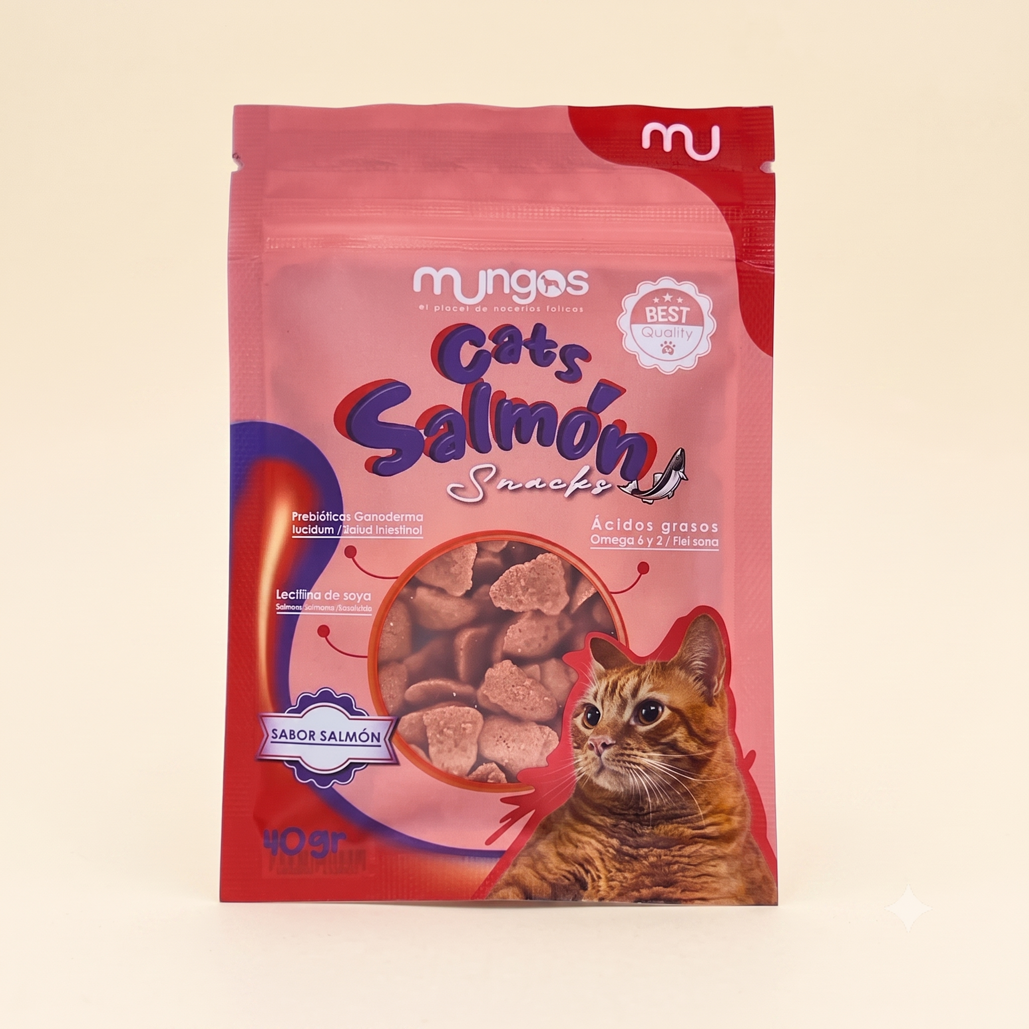 Snack Gatos Salmón